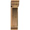 Ekena Millwork Thorton Traditional Rough Sawn Bracket w/ Offset Brace, Western Red Cedar, 6"W x 24"D x 24"H BKT0604X24X24THR01RWR - alternate 4